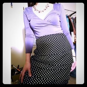 Spring polka dot skirt! Size 6